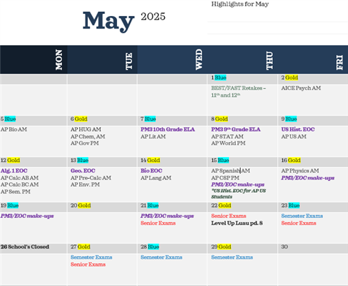 May 2025 Tests